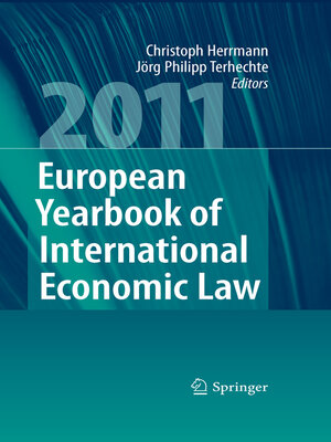 cover image of European Yearbook of International Economic Law 2011